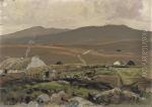 Donegal Landscape Oil Painting by James Humbert Craig