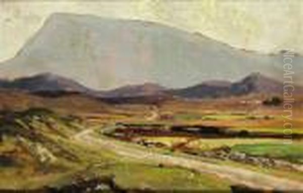 Muckish Mountain, County Donegal Oil Painting by James Humbert Craig