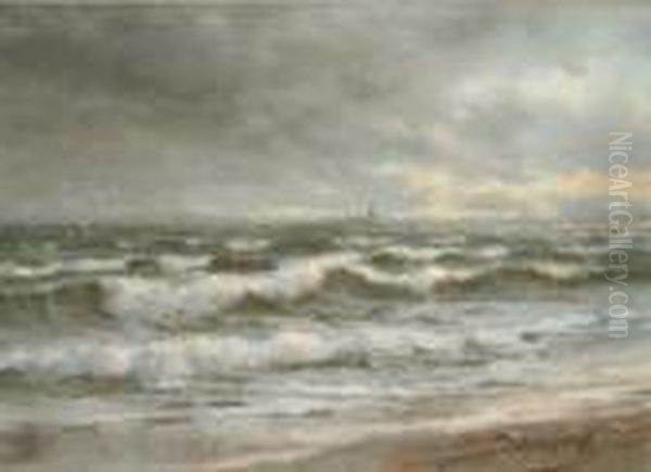 The Irish Coast Oil Painting by James Humbert Craig