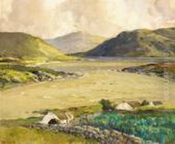 Lough Anure, County Donegal Oil Painting by James Humbert Craig