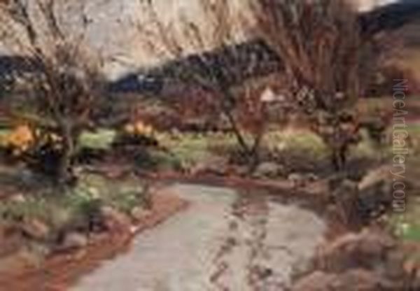 Early Spring Cushendun Oil Painting by James Humbert Craig