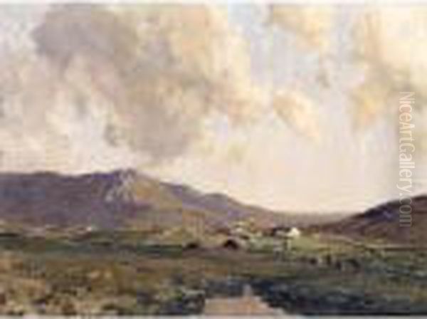 Mountain Landscape Oil Painting by James Humbert Craig