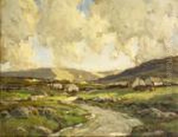 After Rain In The Rosses Oil Painting by James Humbert Craig