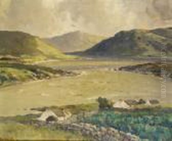 Lough Anure, Co Donegal Oil Painting by James Humbert Craig