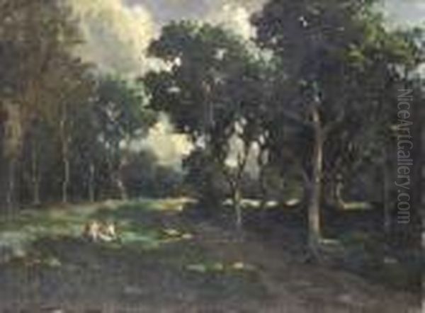 Picnic In The Woods Oil Painting by James Humbert Craig