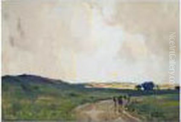 After Rain, Co. Donegal Oil Painting by James Humbert Craig