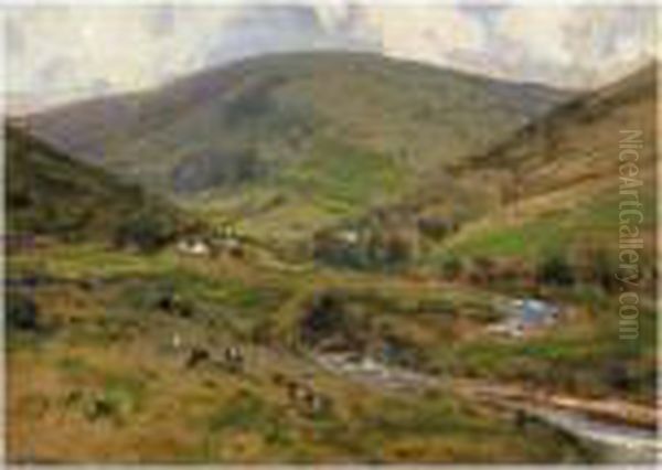 Glendun, Co. Antrim Oil Painting by James Humbert Craig