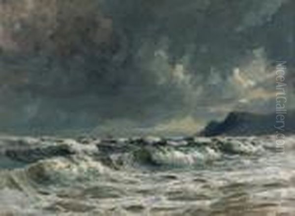 Evening Sea Oil Painting by James Humbert Craig