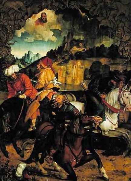 The Conversion of St Paul Oil Painting by Hans Suess Kulmbach