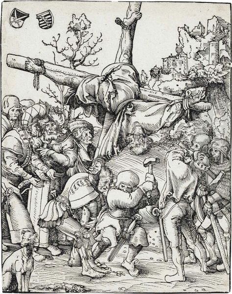 The Martyrdom Of Peter, From : The Martyrdom Of The Apostles Oil Painting by Lucas The Elder Cranach