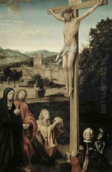 The Crucifixion Oil Painting by Hans Suess Kulmbach