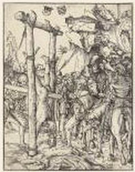 The Martyrdom Of The Apostles Oil Painting by Lucas The Elder Cranach