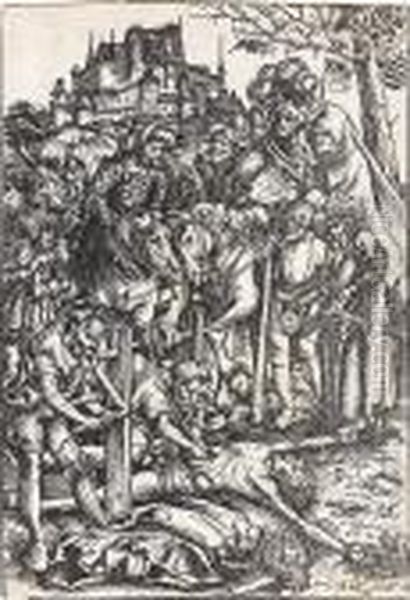 Das Martyrium Des Heiligen Erasmus Oil Painting by Lucas The Elder Cranach