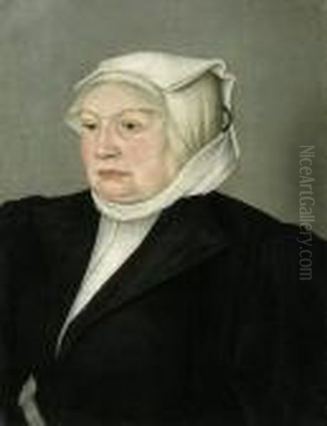 Bildnis Einer Burgersfrau Oil Painting by Lucas The Elder Cranach