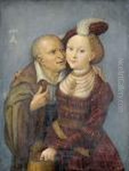 Nachfolger Des
Das Ungleiche Liebespaar Oil Painting by Lucas The Elder Cranach