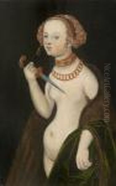 Lucretia. Oil Painting by Lucas The Elder Cranach