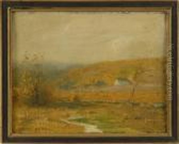 Tonalist Landscape Oil Painting by Bruce Crane