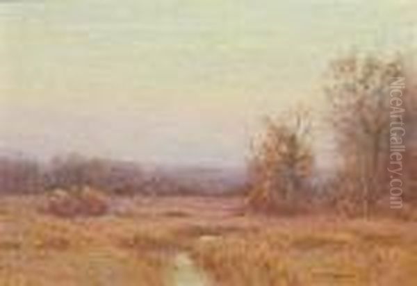 Early November Morning Oil Painting by Bruce Crane