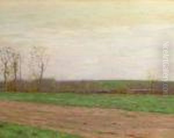 Early Spring Oil Painting by Bruce Crane