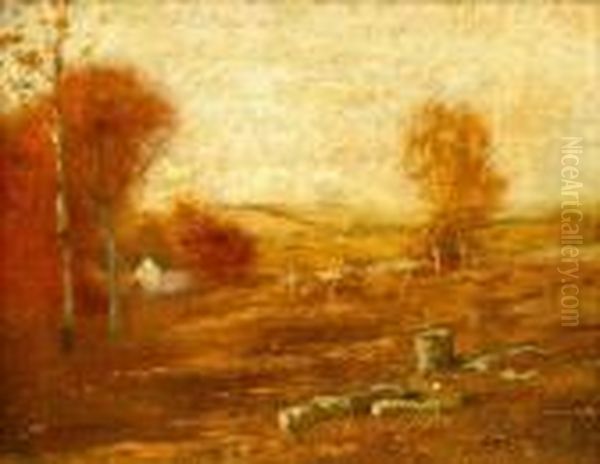 Autumn Landscape Oil Painting by Bruce Crane