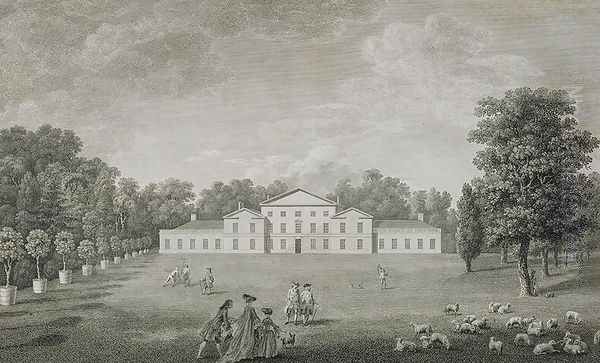 View of the Palace at Kew from the Lawn by Kirby, John Joshua