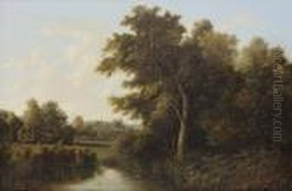 Tillskriven. Oil Painting by Thomas Creswick