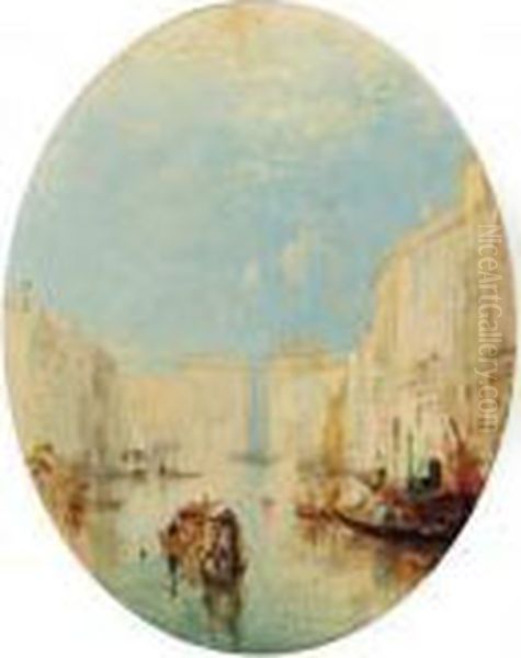 The Grand Canal, Venice Oil Painting by Thomas Creswick