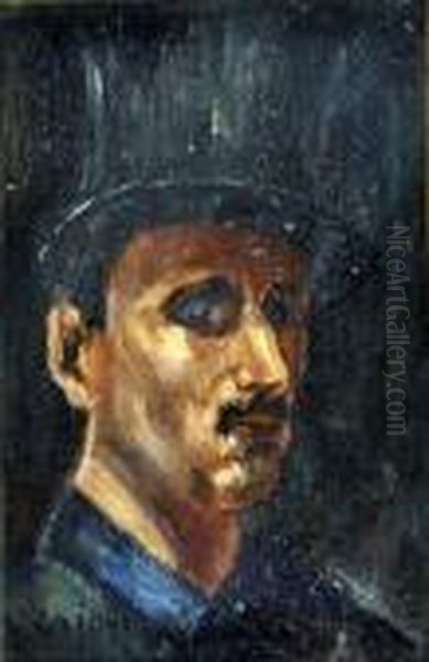 Ritratto Oil Painting by Luigi Crisconio