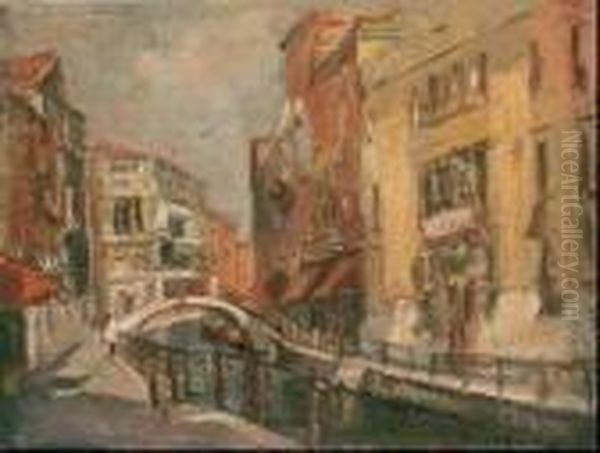 Venezia Oil Painting by Luigi Crisconio