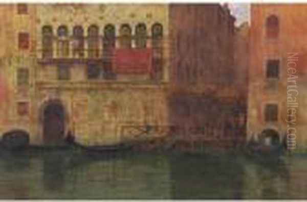 Palazzo A Venezia Oil Painting by Bruno Croatto