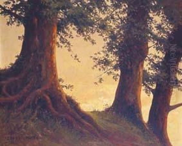 Alberi. Oil Painting by Bruno Croatto