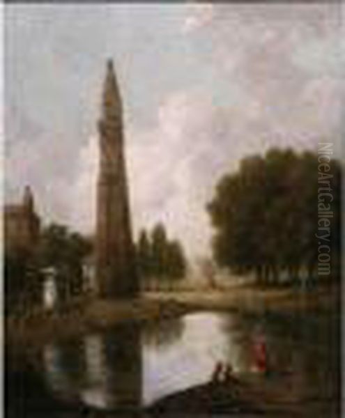 Vue Presumee De Norwich Oil Painting by John Crome