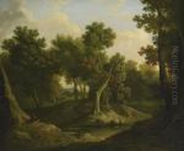 Landskap Oil Painting by John Crome