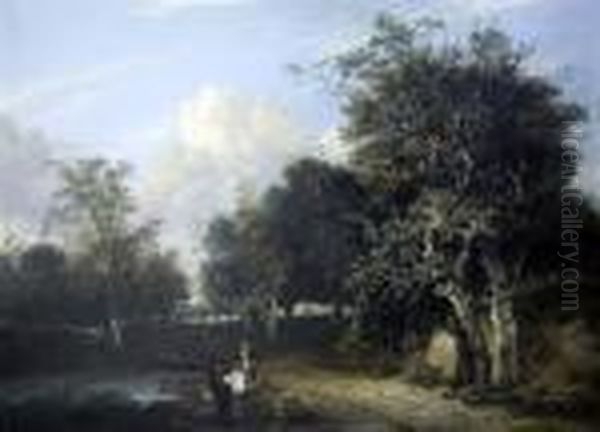 The Grove Scene Oil Painting by John Crome