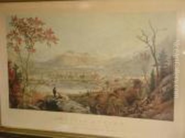 American Autumn, Starucca Valley, Erieroad Oil Painting by Jasper Francis Cropsey