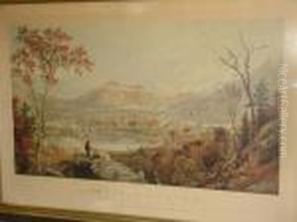 American Autumn, Starucca Valley, Erie Road Oil Painting by Jasper Francis Cropsey