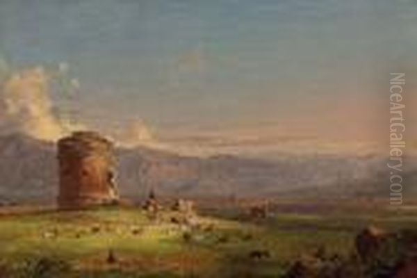 Torre Dei Schiavi Oil Painting by Jasper Francis Cropsey