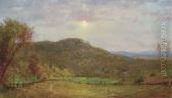 Autumn Landscape Oil Painting by Jasper Francis Cropsey