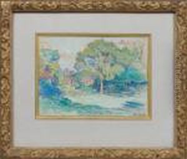 Etude Pour Le Ranelagh Oil Painting by Henri Edmond Cross