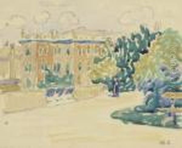 Le Parc Oil Painting by Henri Edmond Cross