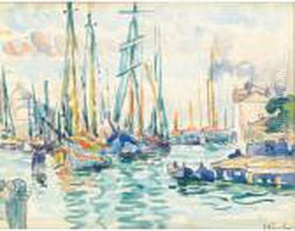 Venise Oil Painting by Henri Edmond Cross