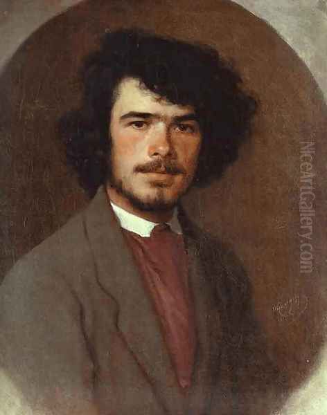 Portrait Of The Agronomist Vyunnikov Oil Painting by Ivan Nikolaevich Kramskoy