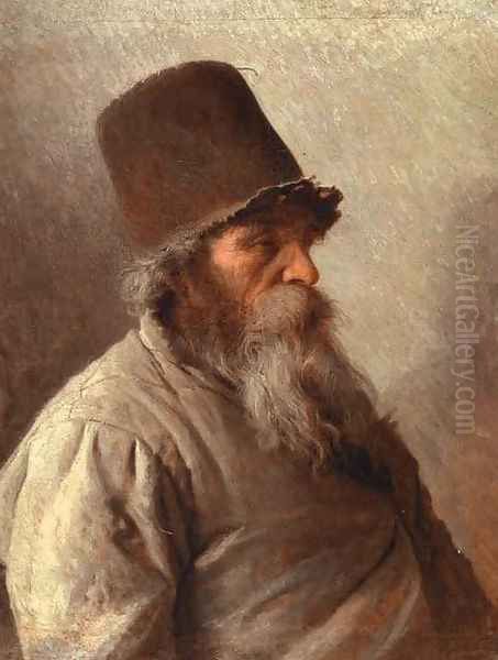 The Miller, 1873 Oil Painting by Ivan Nikolaevich Kramskoy