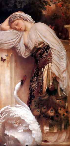 Odalisque Oil Painting by Lord Frederick Leighton