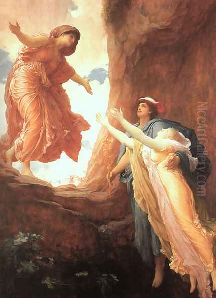 The Return of Persephone 1891 Oil Painting by Lord Frederick Leighton