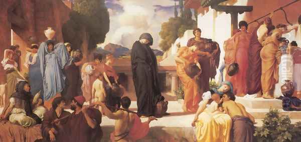 Captive Andromache Oil Painting by Lord Frederick Leighton