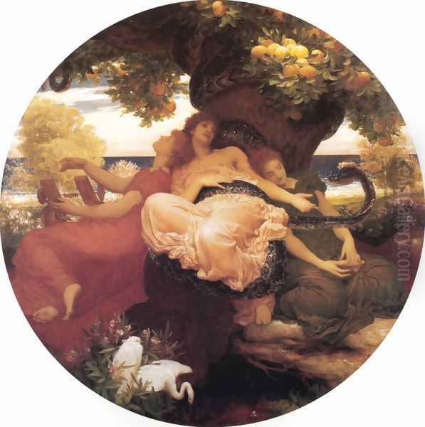 The Garden Of The Hesperides Oil Painting by Lord Frederick Leighton