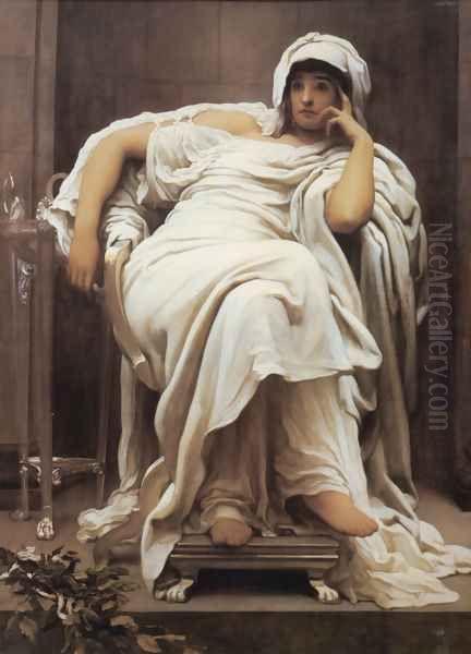 Faticida Oil Painting by Lord Frederick Leighton