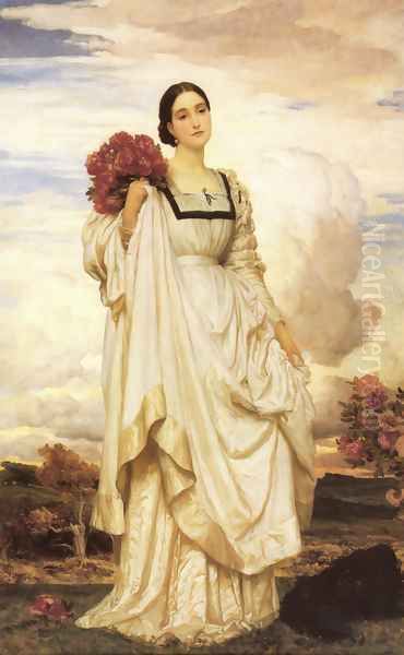 The Countess Brownlow Oil Painting by Lord Frederick Leighton