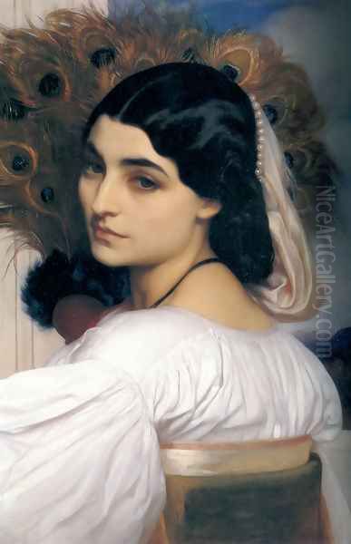 Pavonia Oil Painting by Lord Frederick Leighton